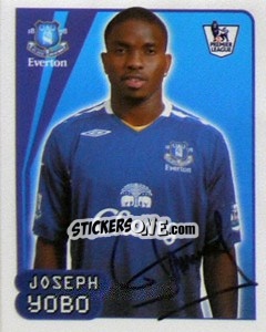Sticker Joseph Yobo - Premier League Inglese 2007-2008 - Merlin