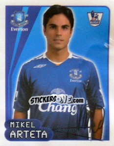 Sticker Mikel Arteta - Premier League Inglese 2007-2008 n. 252 - Merlin