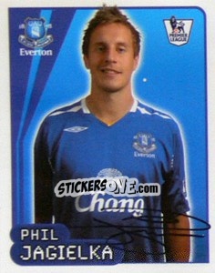 Cromo Phil Jagielka - Premier League Inglese 2007-2008 - Merlin