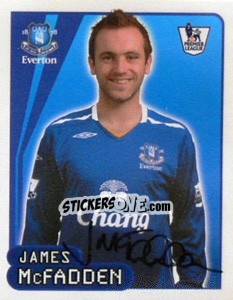 Sticker James McFadden - Premier League Inglese 2007-2008 n. 256 - Merlin