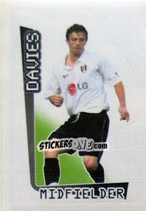 Sticker Davies - Premier League Inglese 2007-2008 - Merlin