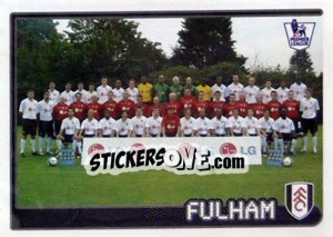 Cromo Fulham team - Premier League Inglese 2007-2008 - Merlin