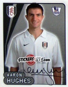 Figurina Aaron Hughes - Premier League Inglese 2007-2008 - Merlin