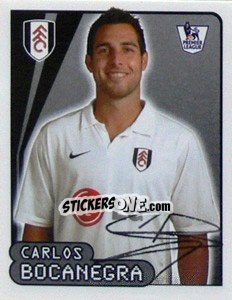 Figurina Carlos Bocanegra - Premier League Inglese 2007-2008 - Merlin