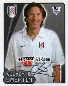 Sticker Aleksei Smertin - Premier League Inglese 2007-2008 - Merlin