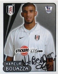 Figurina Hameur Bouazza - Premier League Inglese 2007-2008 - Merlin