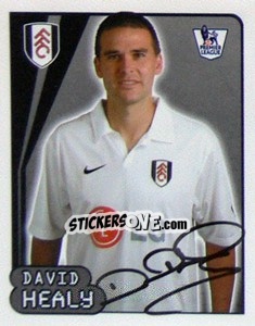 Sticker David Healy - Premier League Inglese 2007-2008 n. 289 - Merlin
