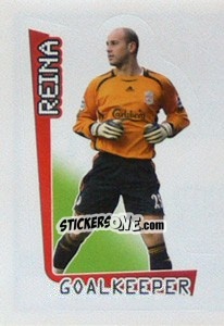Sticker Pepe Reina - Premier League Inglese 2007-2008 n. 291 - Merlin