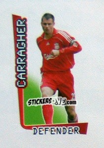 Sticker Carragher - Premier League Inglese 2007-2008 - Merlin