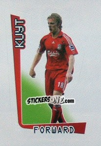 Sticker Kuyt - Premier League Inglese 2007-2008 - Merlin