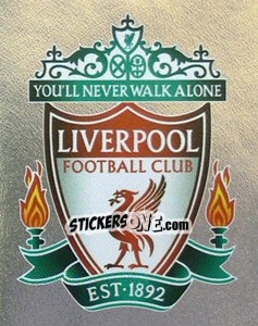 Sticker Liverpool logo - Premier League Inglese 2007-2008 - Merlin