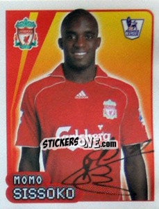 Figurina Mohamed Sissoko - Premier League Inglese 2007-2008 - Merlin
