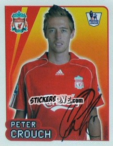 Figurina Peter Crouch - Premier League Inglese 2007-2008 - Merlin