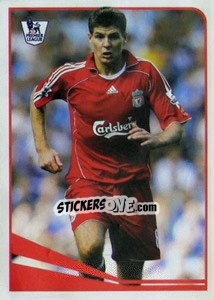 Cromo Top midfielder - Steven Gerrard - Premier League Inglese 2007-2008 - Merlin