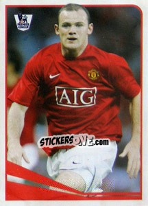 Sticker Top Striker - Wayne Rooney - Premier League Inglese 2007-2008 n. 326 - Merlin