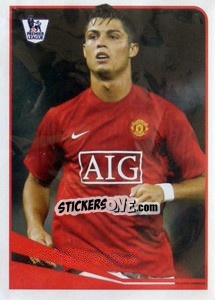 Cromo Most wanted - Cristiano Ronaldo - Premier League Inglese 2007-2008 - Merlin