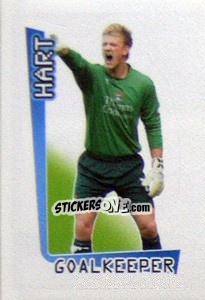 Figurina Joe Hart - Premier League Inglese 2007-2008 - Merlin