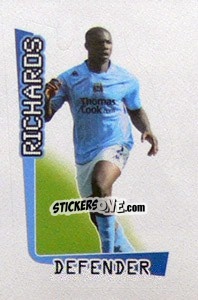 Figurina Micah Richards - Premier League Inglese 2007-2008 n. 331 - Merlin