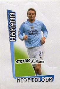 Figurina Hamann - Premier League Inglese 2007-2008 - Merlin