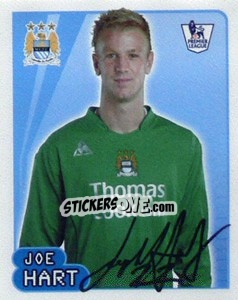 Cromo Joe Hart - Premier League Inglese 2007-2008 - Merlin