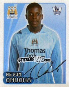 Cromo Nedum Onuoha - Premier League Inglese 2007-2008 - Merlin