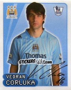 Sticker Vedran Corluka - Premier League Inglese 2007-2008 n. 348 - Merlin