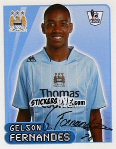 Figurina Gelson Fernandes - Premier League Inglese 2007-2008 - Merlin