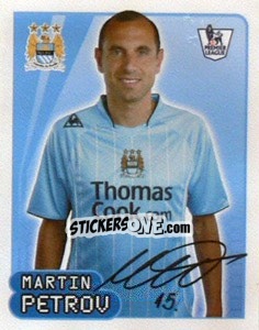 Cromo Martin Petrov - Premier League Inglese 2007-2008 n. 353 - Merlin
