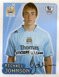 Figurina Michael Johnson - Premier League Inglese 2007-2008 - Merlin