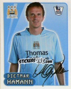 Cromo Dietmar Hamann - Premier League Inglese 2007-2008 - Merlin