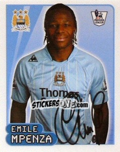 Figurina Emile Mpenza - Premier League Inglese 2007-2008 - Merlin