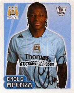 Sticker Emile Mpenza - Premier League Inglese 2007-2008 n. 357 - Merlin