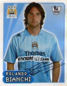 Figurina Rolando Bianchi - Premier League Inglese 2007-2008 - Merlin