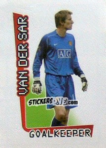 Sticker van der Sar - Premier League Inglese 2007-2008 n. 361 - Merlin