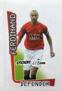 Cromo Rio Ferdinand - Premier League Inglese 2007-2008 - Merlin