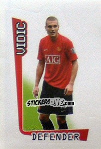 Sticker Vidic - Premier League Inglese 2007-2008 - Merlin