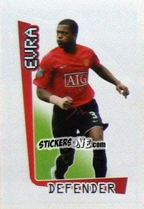Sticker Evra - Premier League Inglese 2007-2008 - Merlin