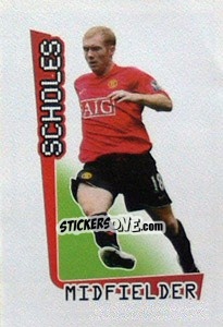Sticker Scholes - Premier League Inglese 2007-2008 n. 368 - Merlin