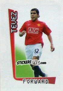 Sticker Tevez - Premier League Inglese 2007-2008 n. 370 - Merlin