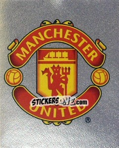 Figurina Manchester United logo - Premier League Inglese 2007-2008 - Merlin