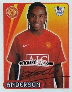 Cromo Anderson - Premier League Inglese 2007-2008 - Merlin