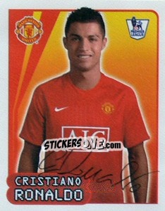 Figurina Cristiano Ronaldo - Premier League Inglese 2007-2008 - Merlin