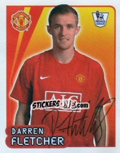 Figurina Darren Fletcher - Premier League Inglese 2007-2008 - Merlin