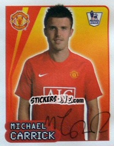 Cromo Michael Carrick - Premier League Inglese 2007-2008 - Merlin