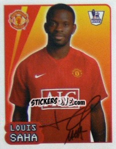 Sticker Louis Saha - Premier League Inglese 2007-2008 n. 391 - Merlin