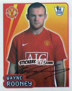 Sticker Wayne Rooney - Premier League Inglese 2007-2008 n. 392 - Merlin