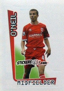 Sticker Gary O'Neil - Premier League Inglese 2007-2008 - Merlin