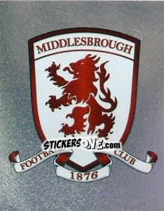 Sticker Middlesbrough logo - Premier League Inglese 2007-2008 n. 404 - Merlin
