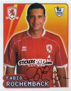 Sticker Fabio Rochemback - Premier League Inglese 2007-2008 n. 415 - Merlin