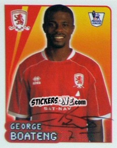 Sticker George Boateng - Premier League Inglese 2007-2008 - Merlin